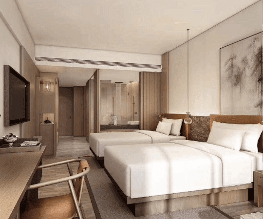 Ide renovasi interior kamar hotel gaya scandinavian yang nyaman dan estetik