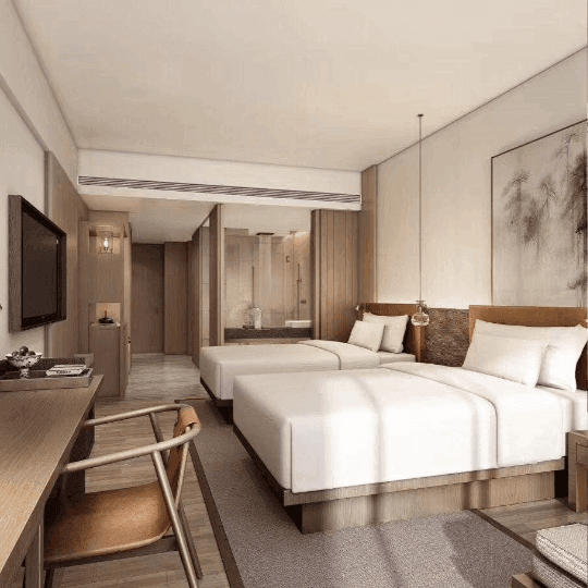 Ide renovasi interior kamar hotel gaya scandinavian yang nyaman dan estetik