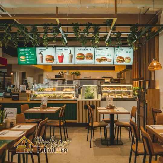Inspirasi interior cafe minimalis