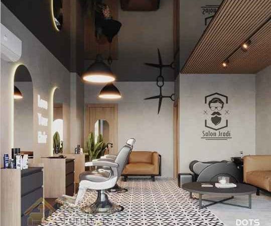 Ide konsep Interior Barbershop Minimalis Sederhana Tapi Mewah