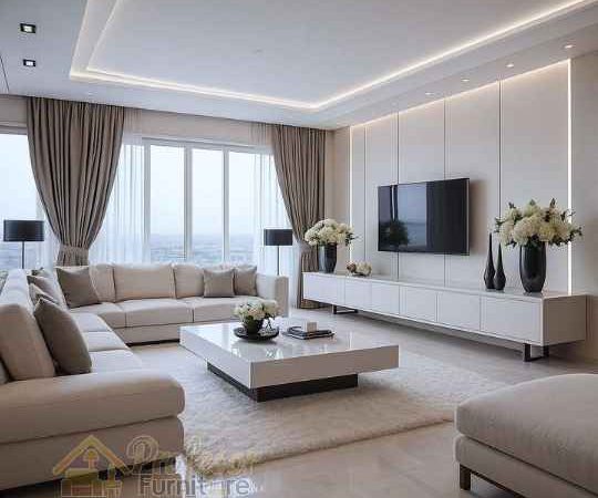 Desain Interior Ruang Tamu 3x4 Japandi Style Bikin Rileks