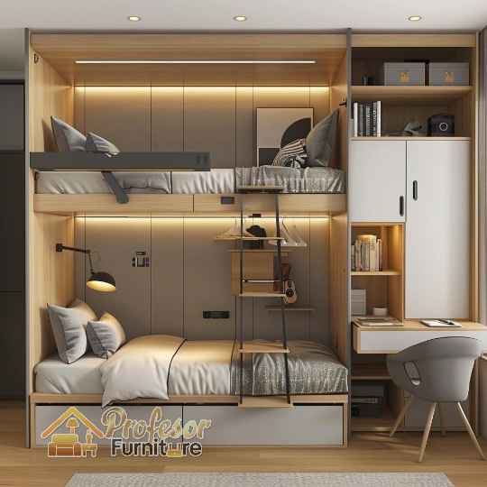 Model interior kamar anak tingkat