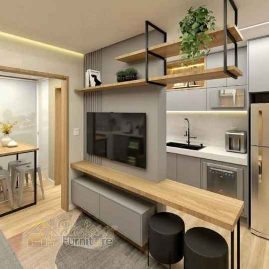 Jasa kitchen set apartemen studio taman anggrek Jakarta Barat