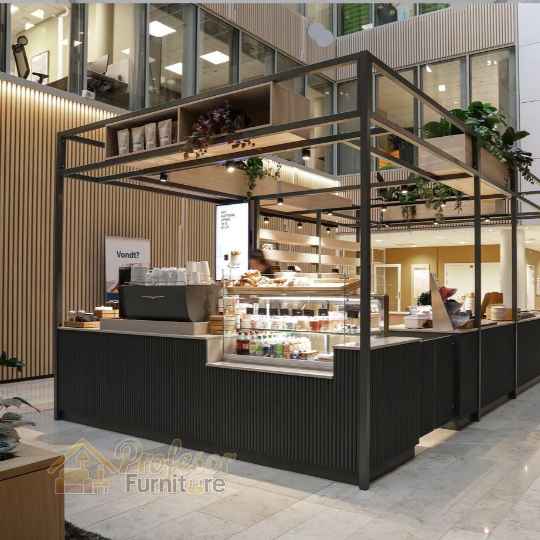 Desain Kios Food Court Mall Minimalis