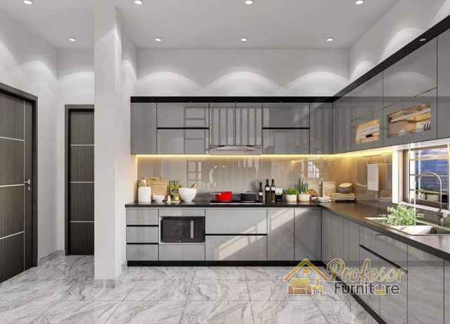 Jasa interior dapur anti rayap Cibinong bahan PVC