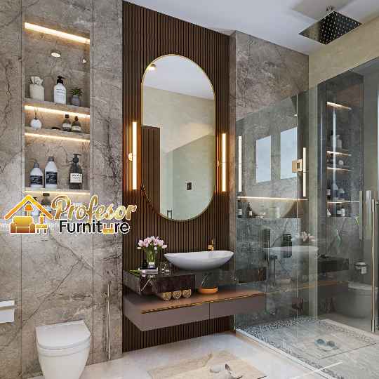 Desain Interior Kamar Mandi Minimalis Modern