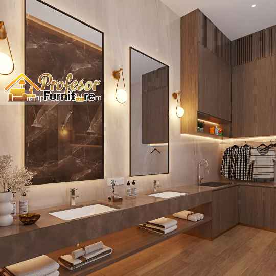 Desain Interior Kamar Mandi Minimalis Modern