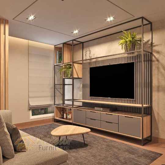 Rak TV Besi Hollow