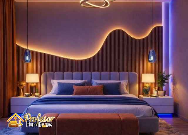 Vendor Backdrop Kamar Minimalis Custom LED Estetik Tangerang