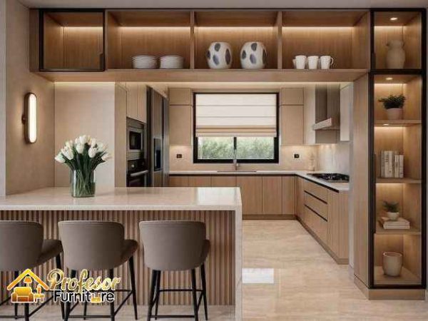 Jasa interior dapur rumah Cakung material HPL