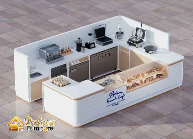 Pabrik Booth Makanan di Mall Custom Bogor Harga Nego