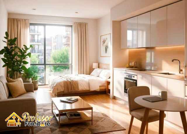 Paket interior apartemen 2 kamar full furnish hemat Jaktim