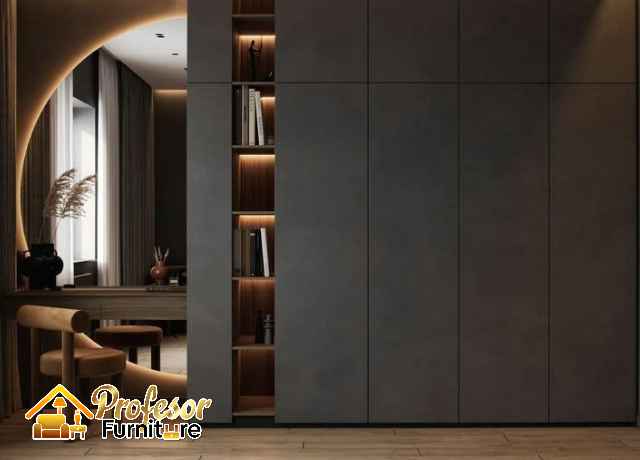 Buat lemari HPL Jakarta Utara engsel soft close merk ternama