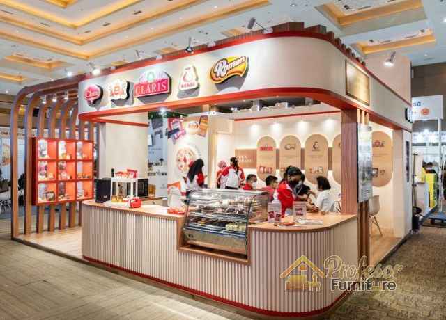 Booth Makanan di Mall