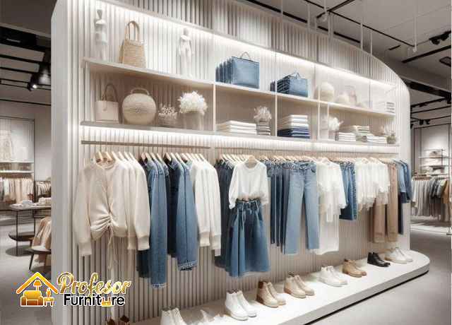 Pesan Display Toko Baju Minimalis Cepat Jadi area Jakarta