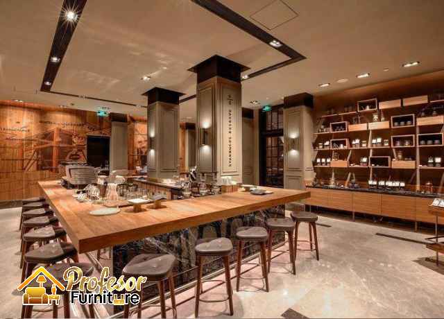 Custom Meja Bar Cafe Minimalis Jakarta Garansi 1 Tahun
