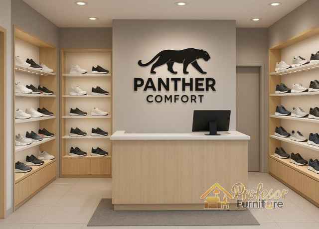 Display Toko Sepatu Custom