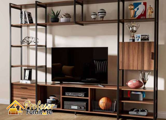 Jasa backdrop tv industrial di Jakarta kabel rapi praktis