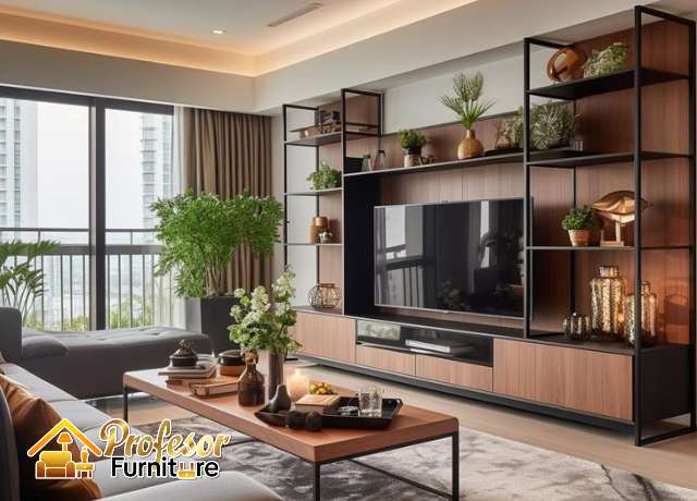 Tukang backdrop tv industrial di Jakarta gratis ongkir