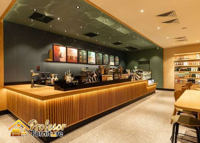 Custom meja barista Tangerang mesin espresso presisi