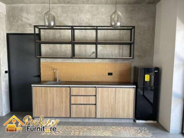 Jasa spesialis kitchenset Depok gaya industrial siap pasang