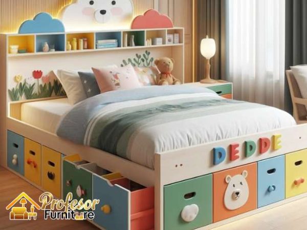 Custom Dipan Anak Tangerang Bahan HPL Premium Tahan Lama