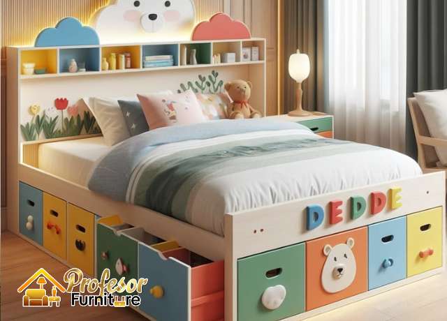 Custom Dipan Anak Tangerang Bahan HPL Premium Tahan Lama