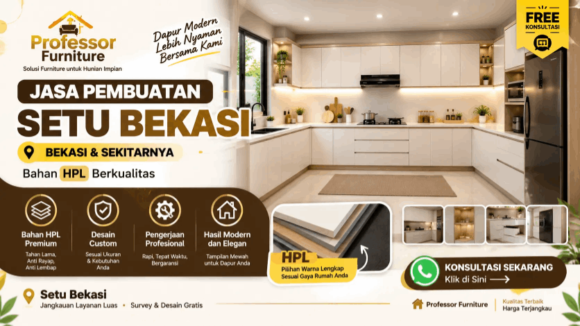 Kitchen set setu bekasi