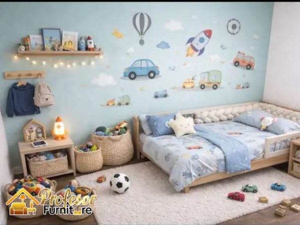 Jasa wallpaper custom Bekasi kamar anak diskon
