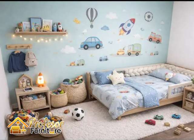 Jasa wallpaper custom Bekasi kamar anak diskon