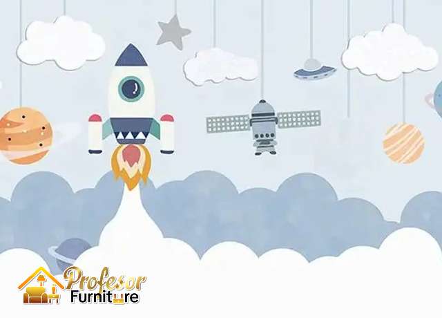 Jasa wallpaper custom Bekasi kamar anak diskon
