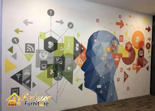 Jasa wallpaper custom Tangerang kantor promo murah