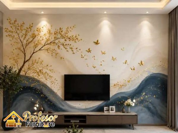 Jasa wallpaper custom Depok apartemen siap huni