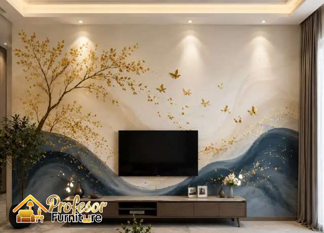 Jasa wallpaper custom Depok apartemen siap huni