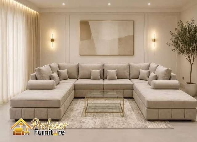 Jasa sofa custom Jakarta plus meja paket hemat