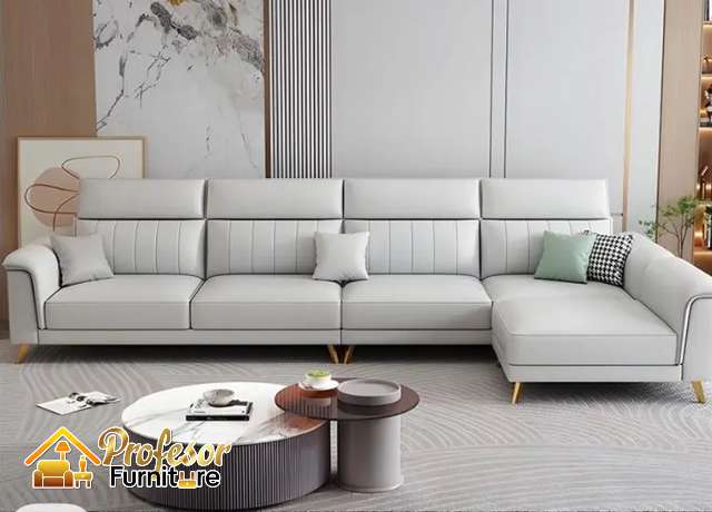 Jasa sofa custom Depok ruang tamu kecil - Estetik
