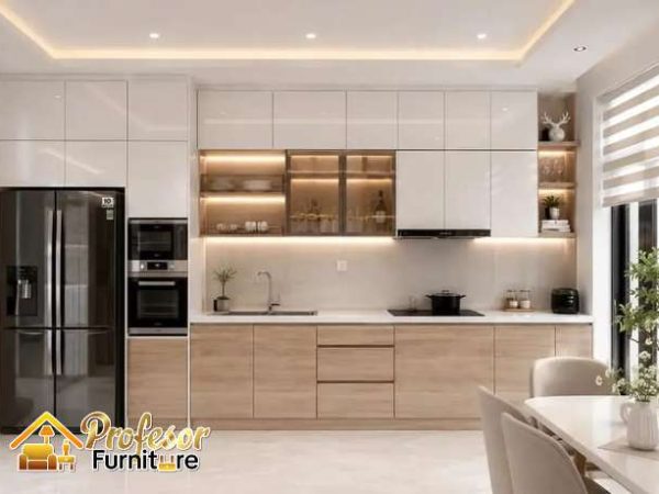 Jasa kitchenset hpl Bekasi custom gratis desain