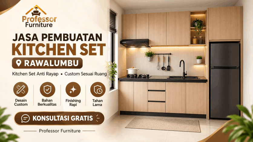jasa pembuatan kitchen set rawalumbu